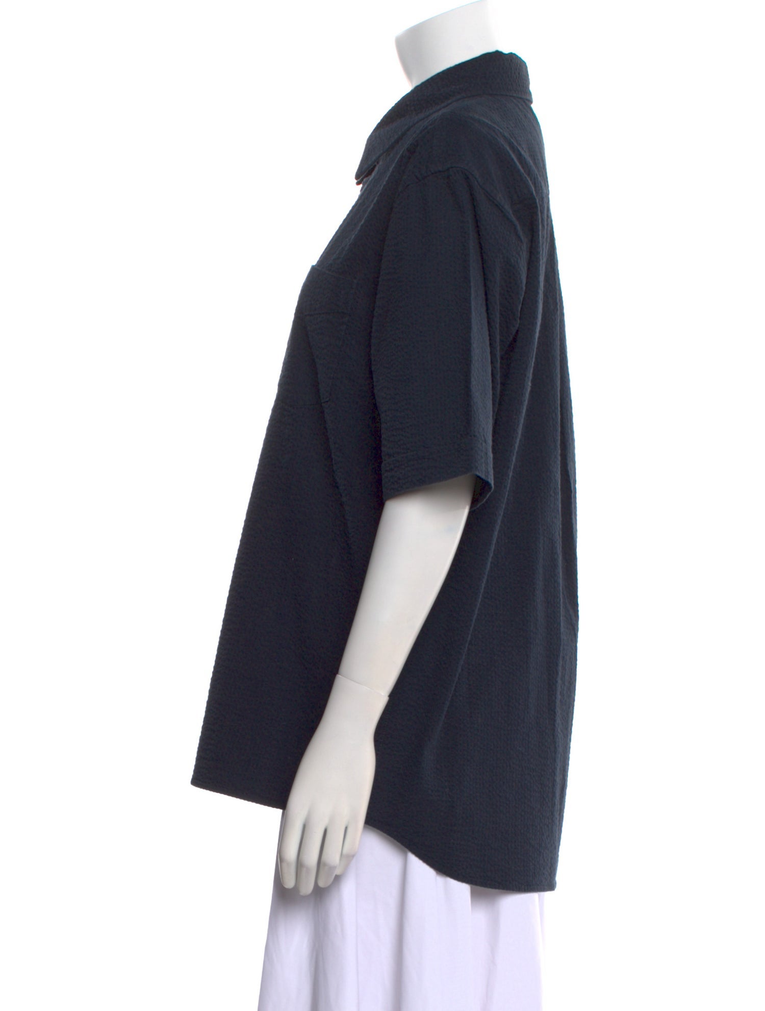 Suzie Kondi Short Sleeve Button-Up Top