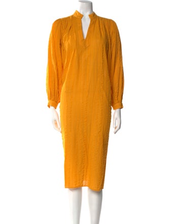 Suzie Kondi V-Neck Midi Length Dress