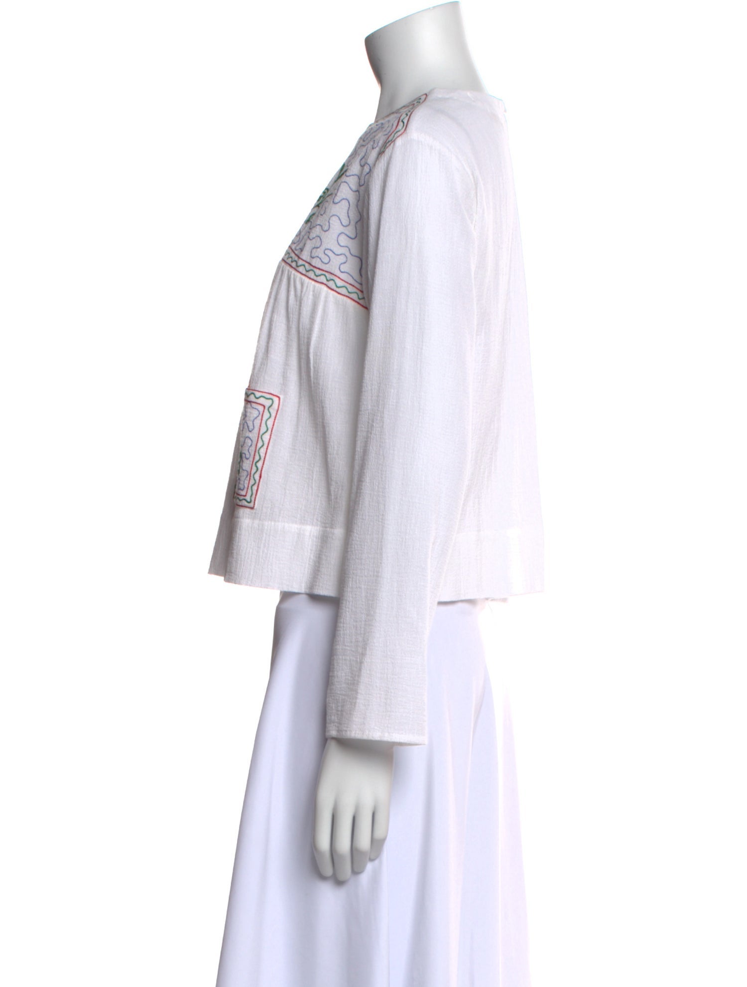 Suzie Kondi Graphic Print Crew Neck Crop Top