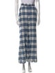 Suzie Kondi Plaid Print Wide Leg Pants
