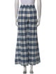 Suzie Kondi Plaid Print Wide Leg Pants