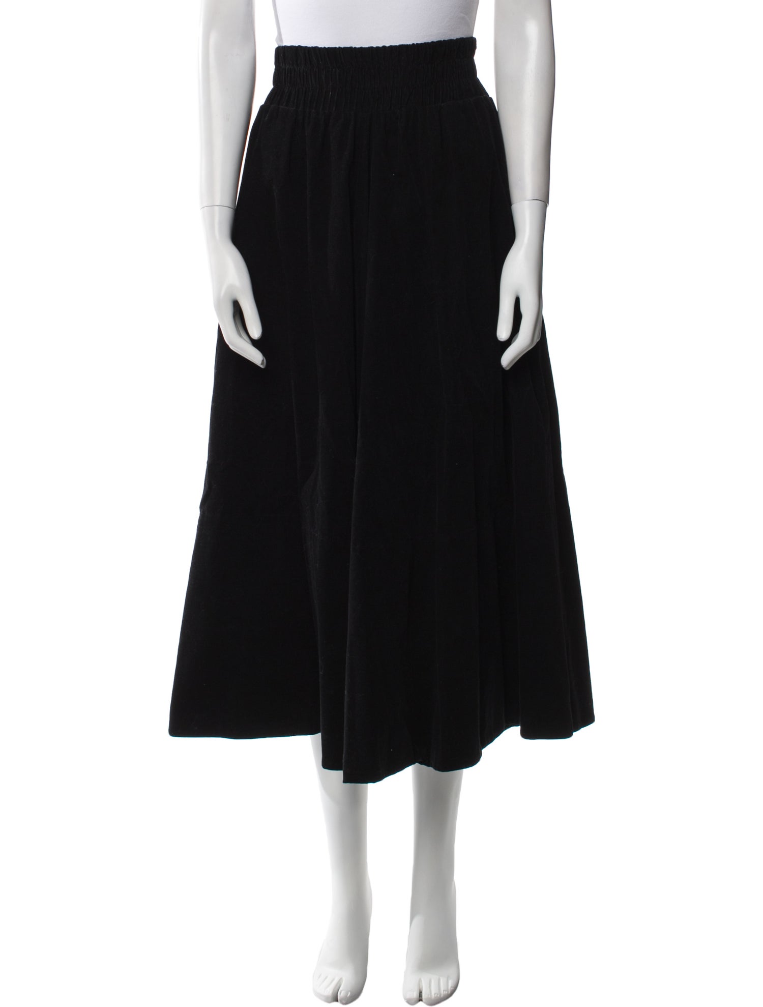 Suzie Kondi Ruffle Embellishment Midi Length Skirt