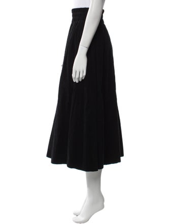 Suzie Kondi Ruffle Embellishment Midi Length Skirt