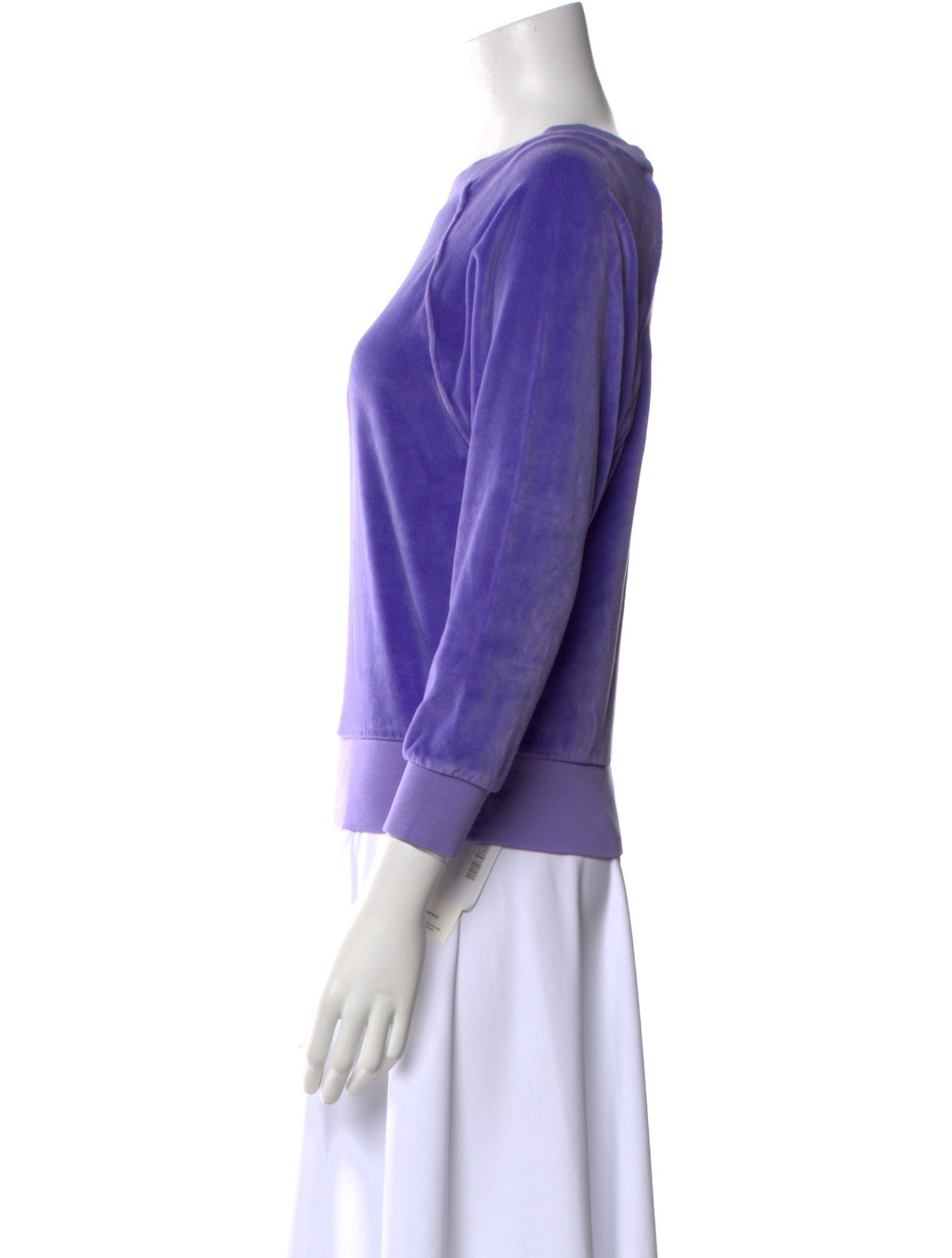 Suzie Kondi Bateau Neckline Long Sleeve Sweatshirt