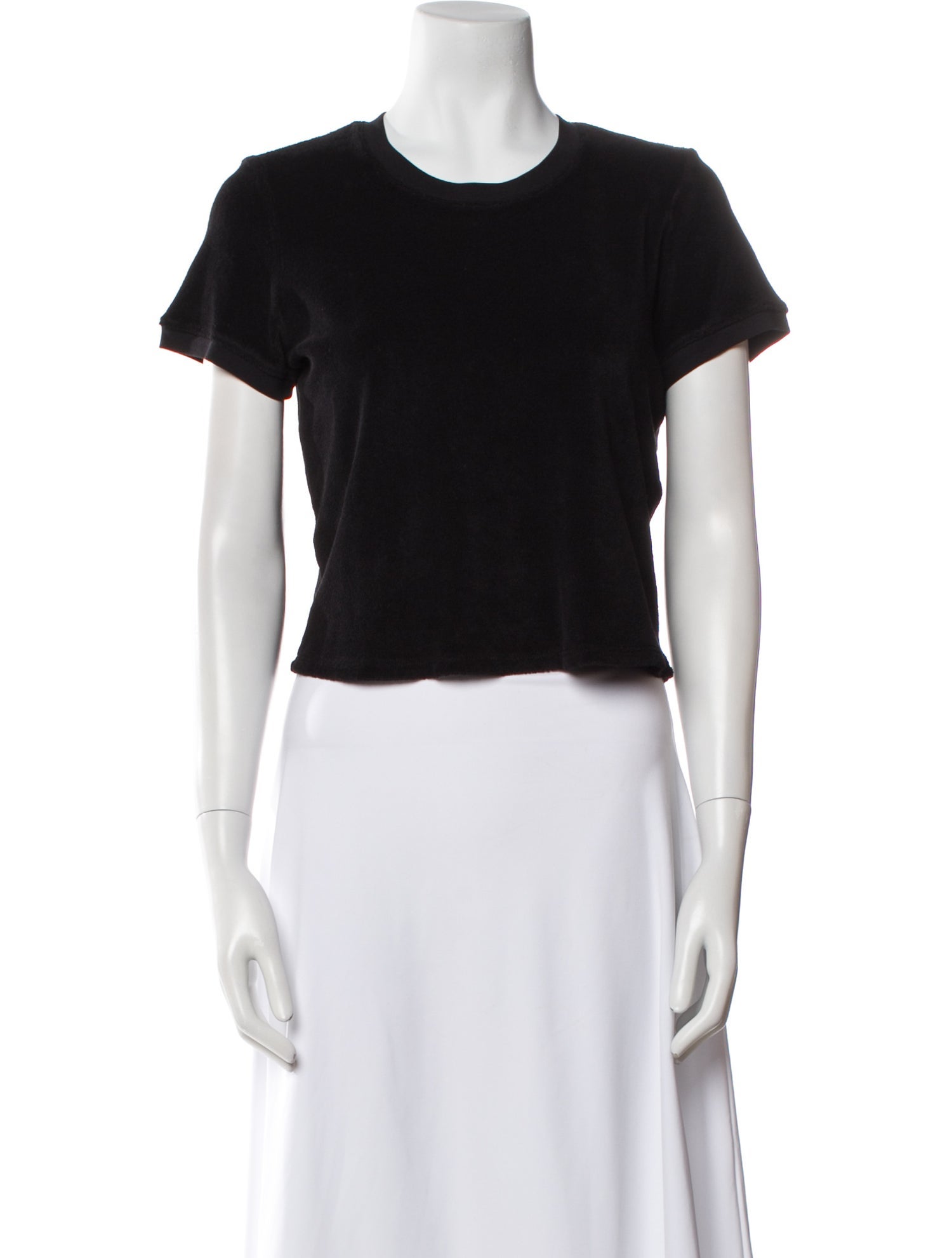 Suzie Kondi Crew Neck Short Sleeve Crop Top w/ Tags