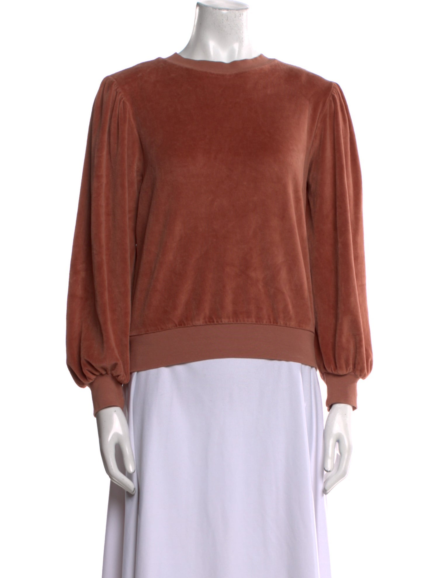 Suzie Kondi Scoop Neck Long Sleeve Sweatshirt