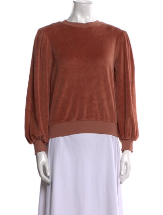 Suzie Kondi Scoop Neck Long Sleeve Sweatshirt