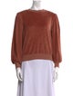 Suzie Kondi Scoop Neck Long Sleeve Sweatshirt