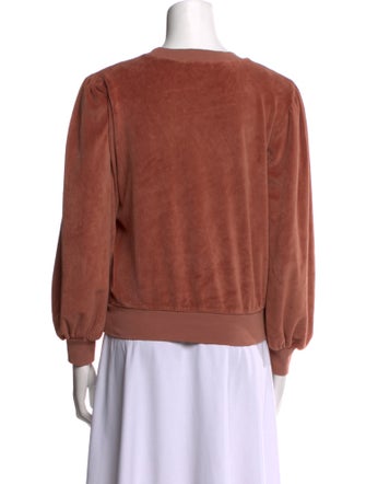 Suzie Kondi Scoop Neck Long Sleeve Sweatshirt