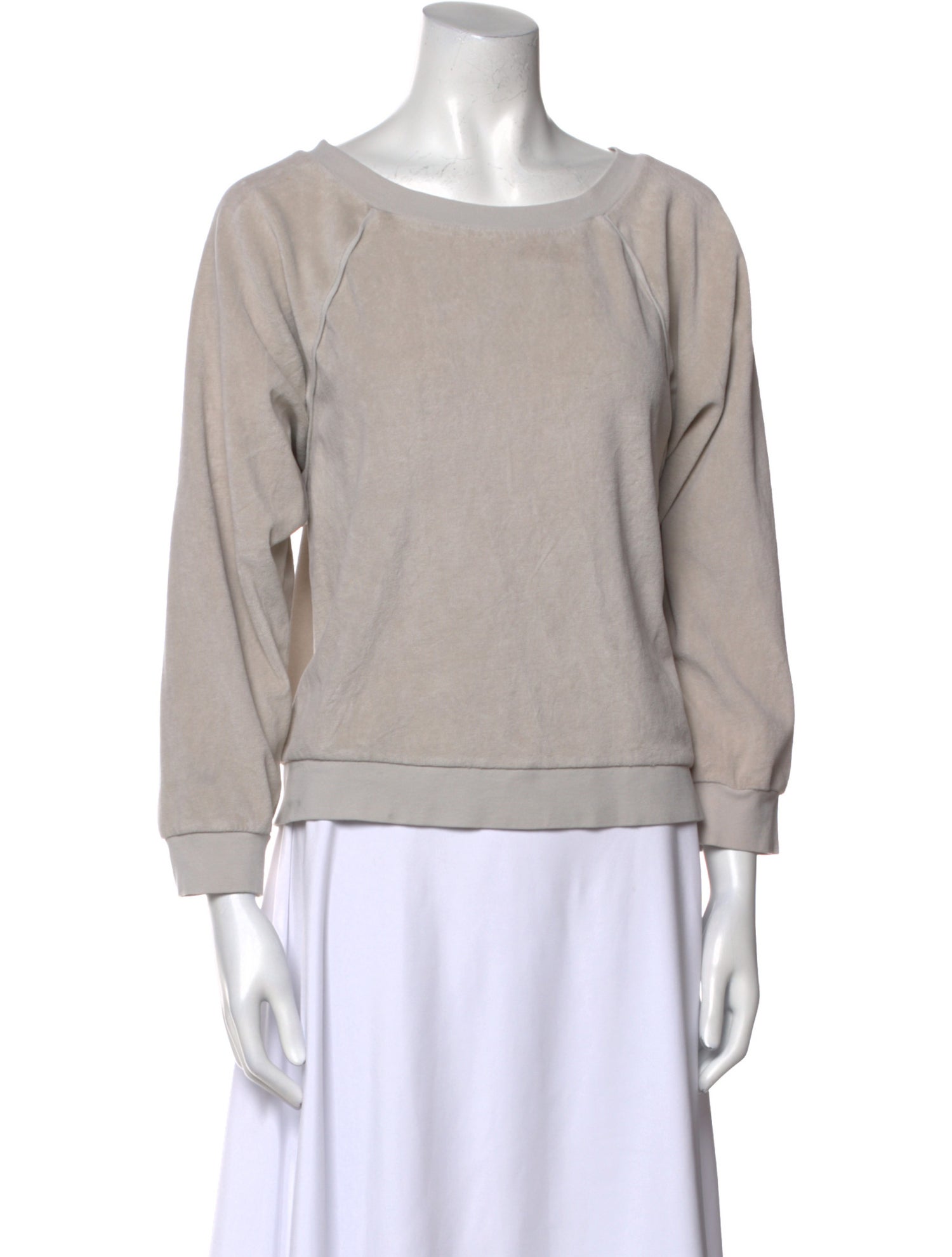 Suzie Kondi Scoop Neck Long Sleeve Sweatshirt