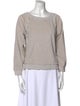 Suzie Kondi Scoop Neck Long Sleeve Sweatshirt
