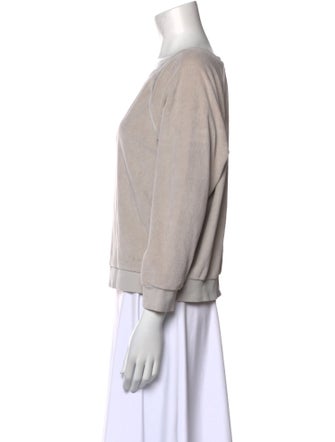 Suzie Kondi Scoop Neck Long Sleeve Sweatshirt