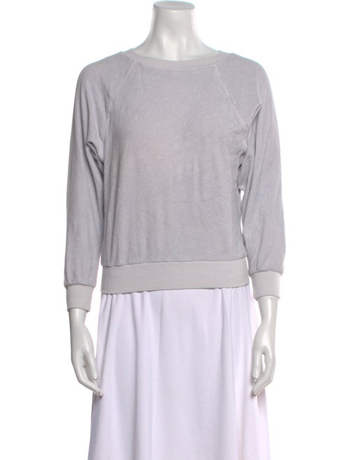 Suzie Kondi Bateau Neckline Three-Quarter Sleeve Sweatshirt