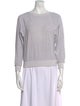 Suzie Kondi Bateau Neckline Three-Quarter Sleeve Sweatshirt