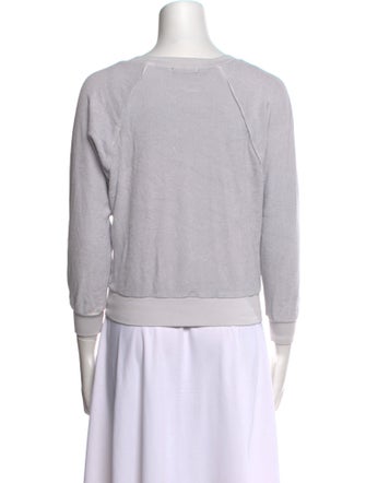 Suzie Kondi Bateau Neckline Three-Quarter Sleeve Sweatshirt