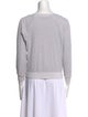 Suzie Kondi Bateau Neckline Three-Quarter Sleeve Sweatshirt