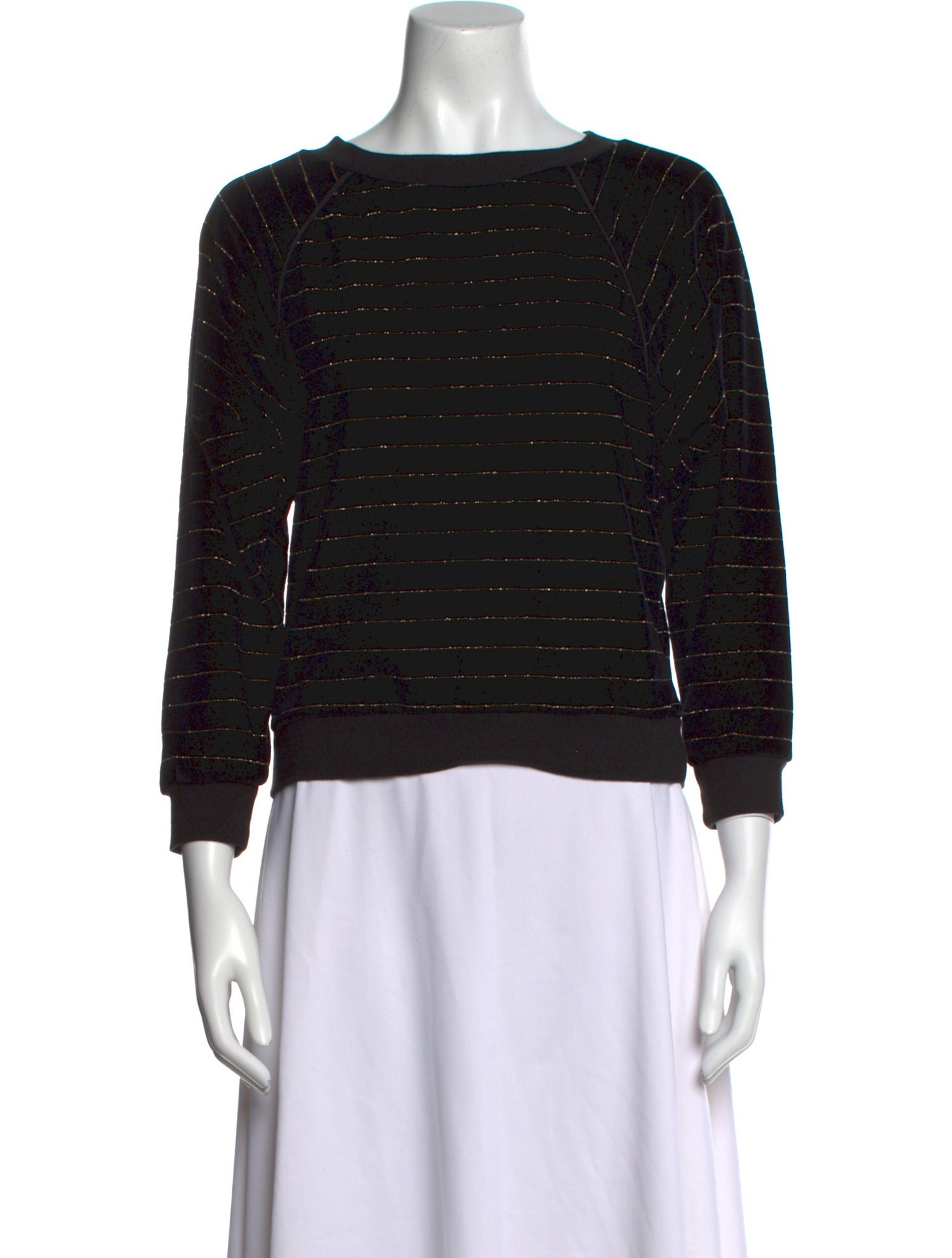 Suzie Kondi Striped Bateau Neckline Top w/ Tags