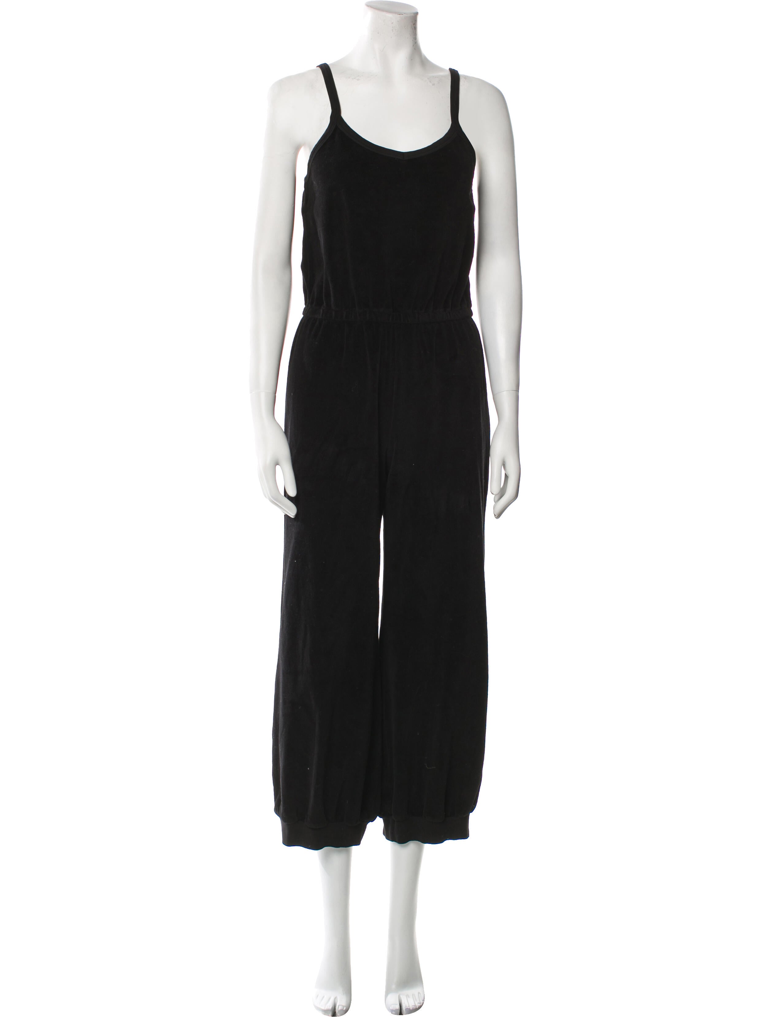 Suzie Kondi Velvet Scoop Neck Jumpsuit