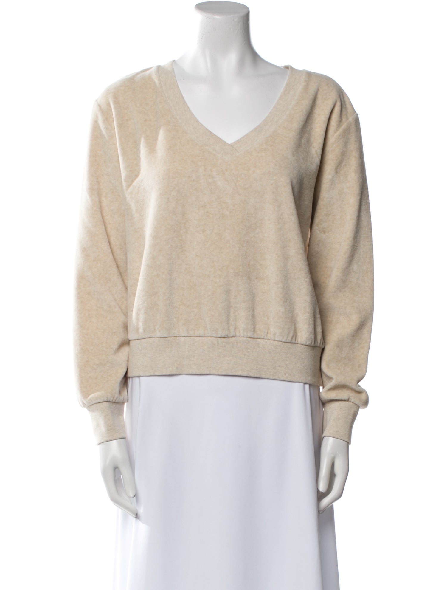 Suzie Kondi V-Neck Long Sleeve Sweatshirt