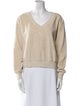 Suzie Kondi V-Neck Long Sleeve Sweatshirt