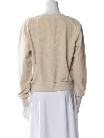 Suzie Kondi V-Neck Long Sleeve Sweatshirt