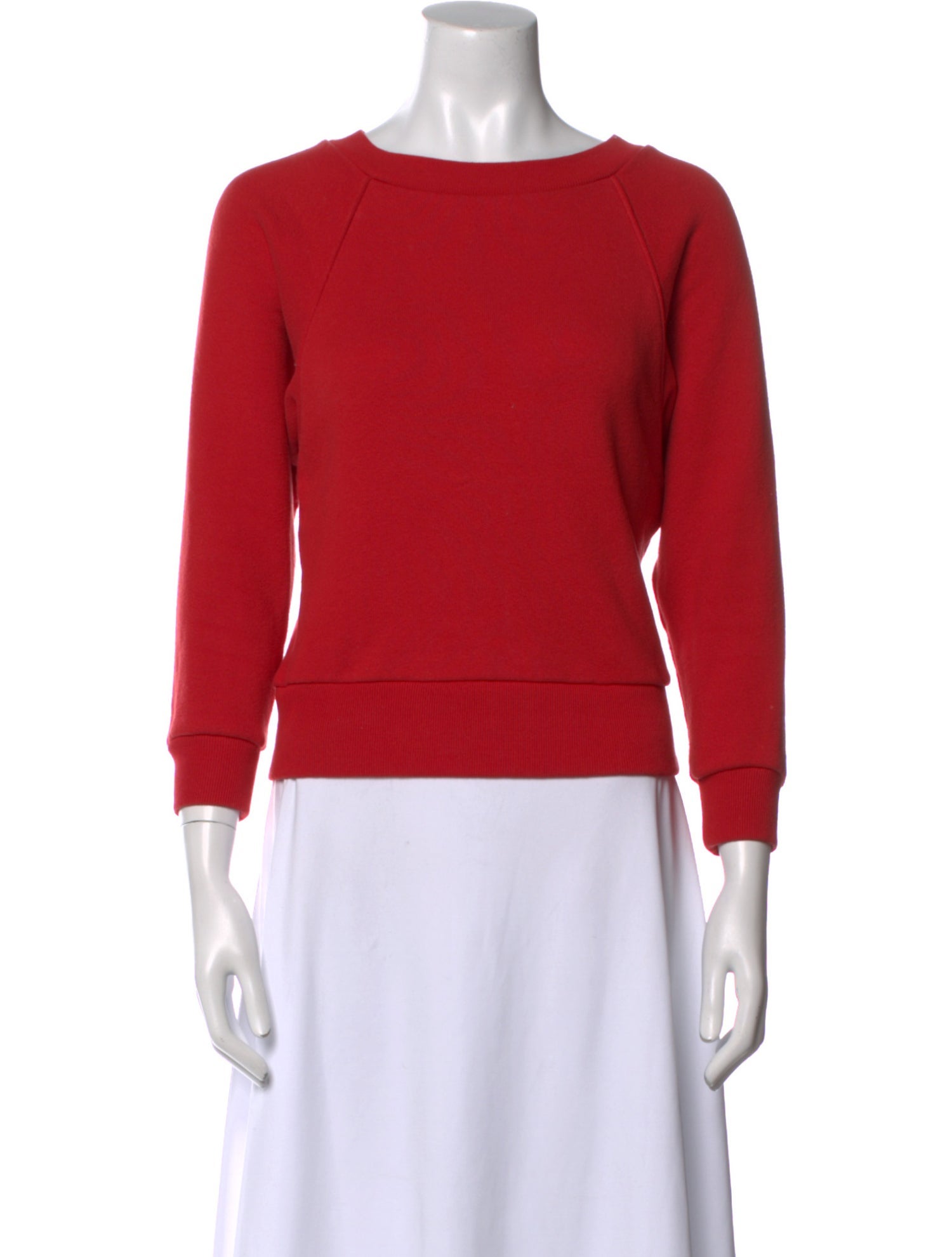 Suzie Kondi Bateau Neckline Three-Quarter Sleeve Sweatshirt
