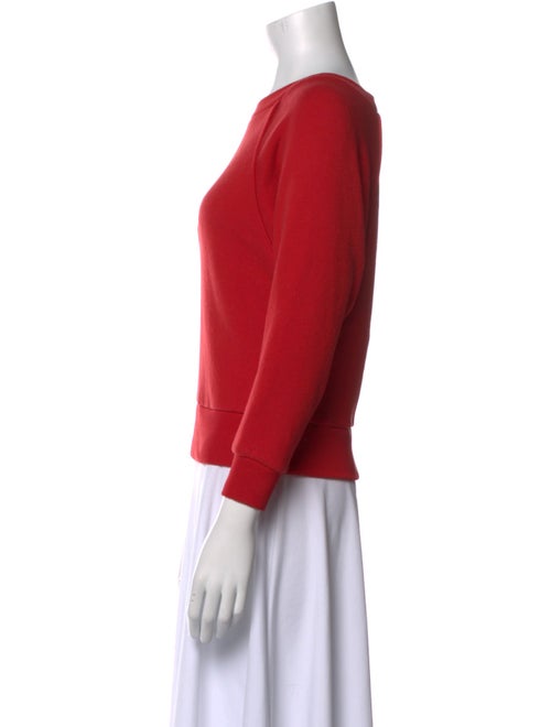 Suzie Kondi Bateau Neckline Three-Quarter Sleeve Sweatshirt