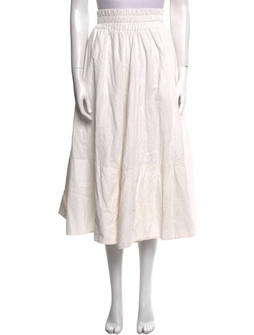 Suzie Kondi Pleated Accents Midi Length Skirt