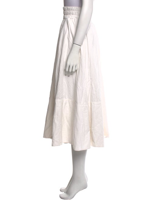 Suzie Kondi Pleated Accents Midi Length Skirt