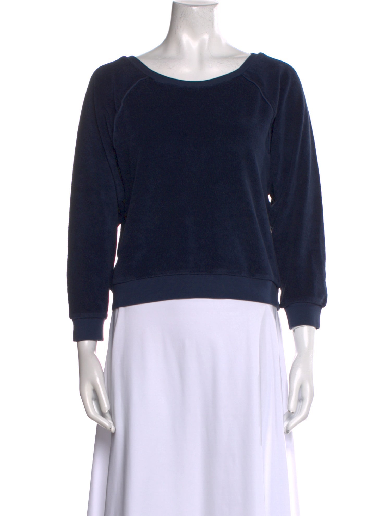 Suzie Kondi Scoop Neck Long Sleeve Sweatshirt