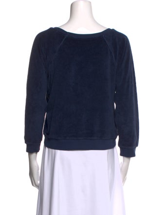 Suzie Kondi Scoop Neck Long Sleeve Sweatshirt