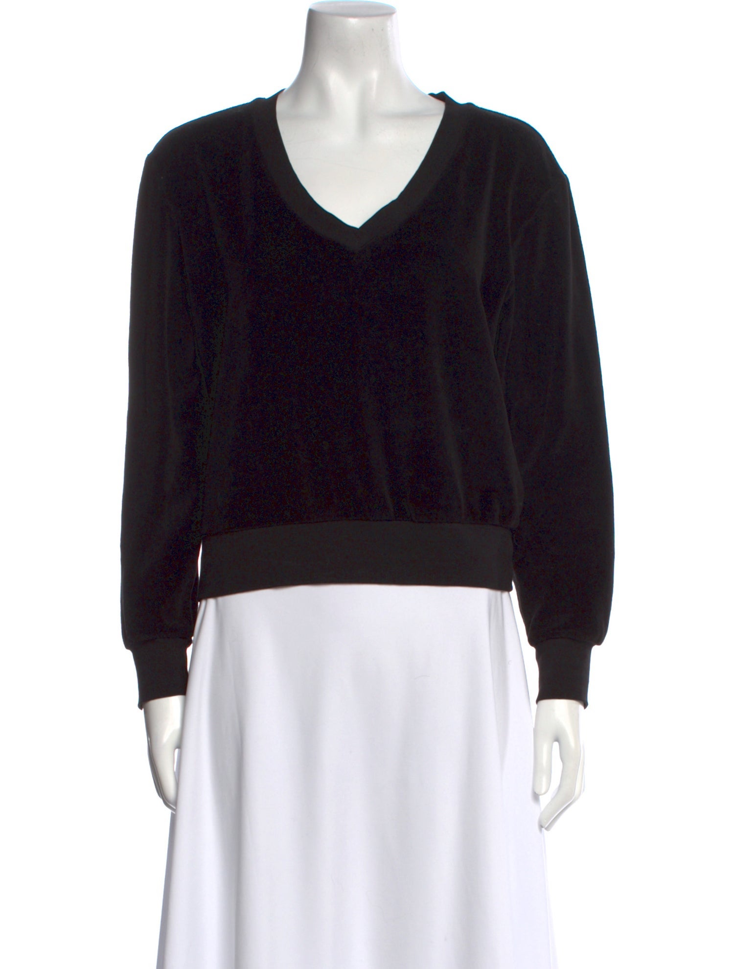 Suzie Kondi V-Neck Long Sleeve Sweatshirt