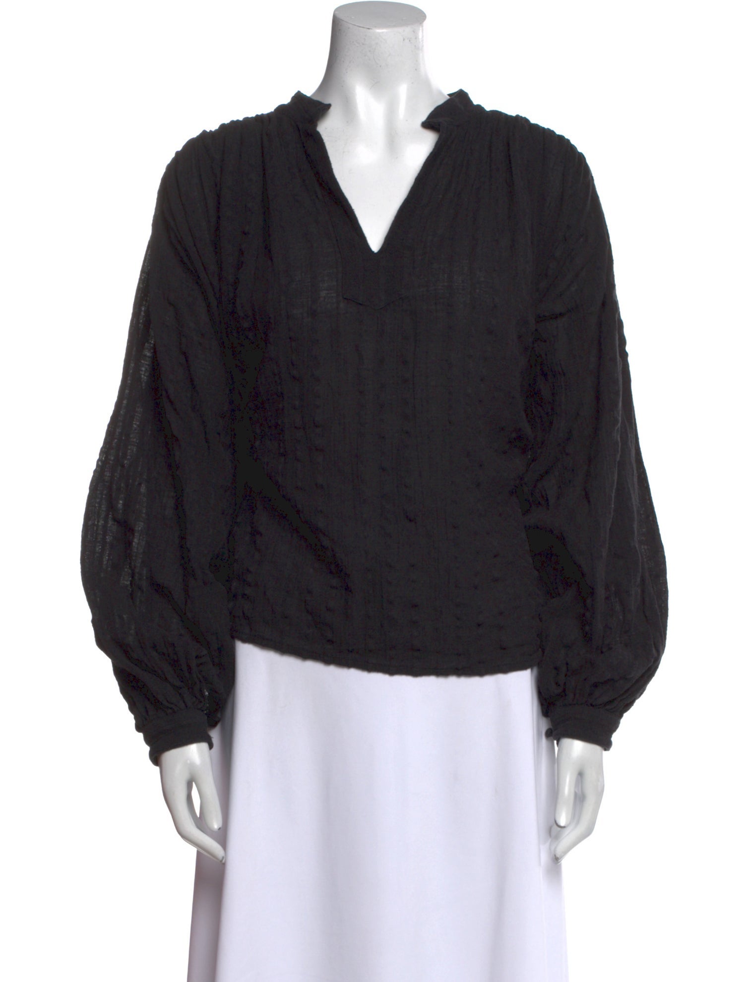 Suzie Kondi V-Neck Long Sleeve Blouse