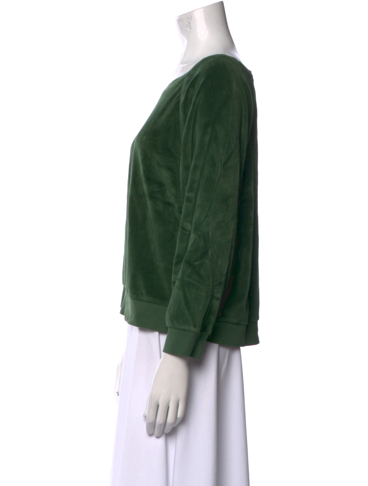 Suzie Kondi Scoop Neck Three-Quarter Sleeve Sweatshirt