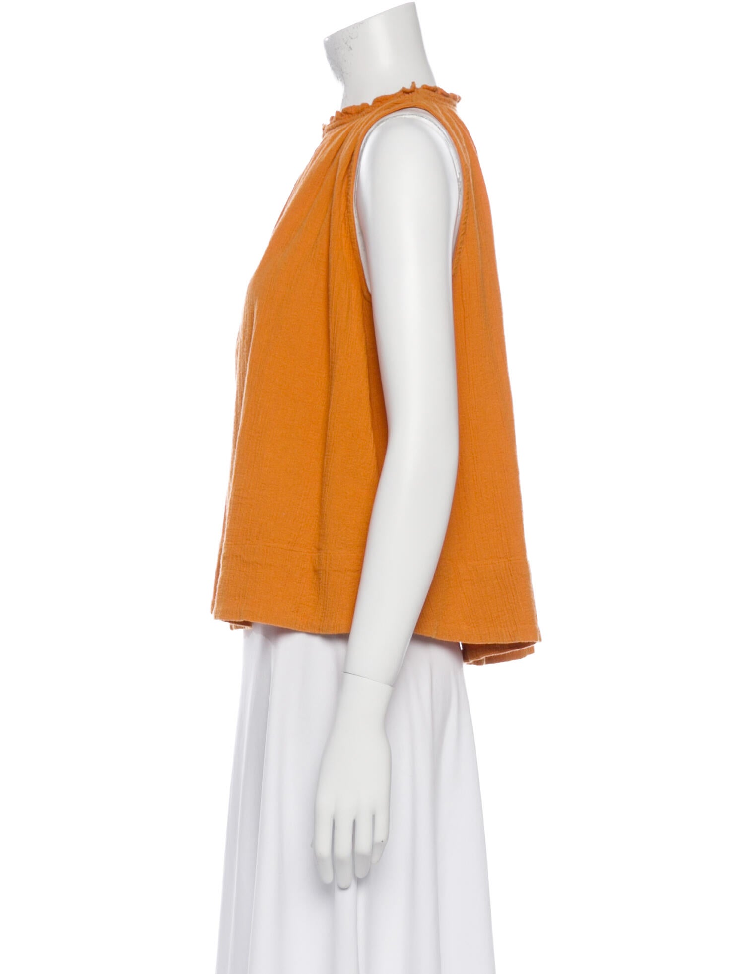 Suzie Kondi Crew Neck Sleeveless Blouse