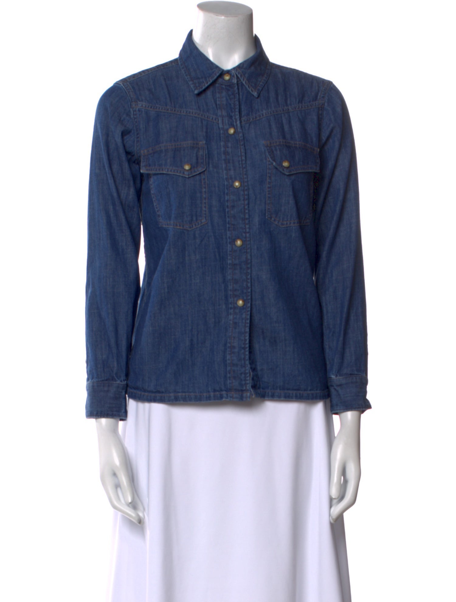 Suzie Kondi Three-Quarter Sleeve Button-Up Top