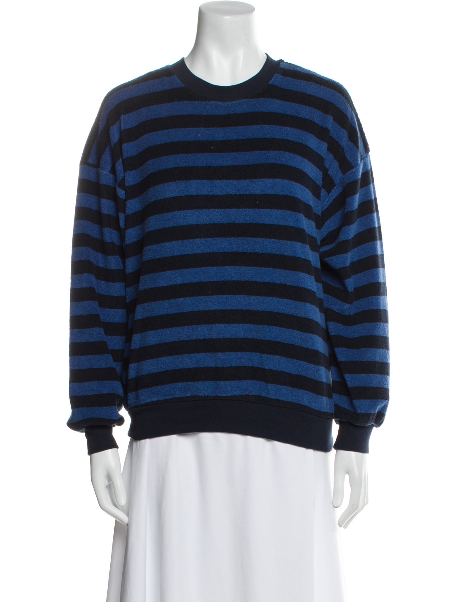 Suzie Kondi Striped Crew Neck Sweatshirt