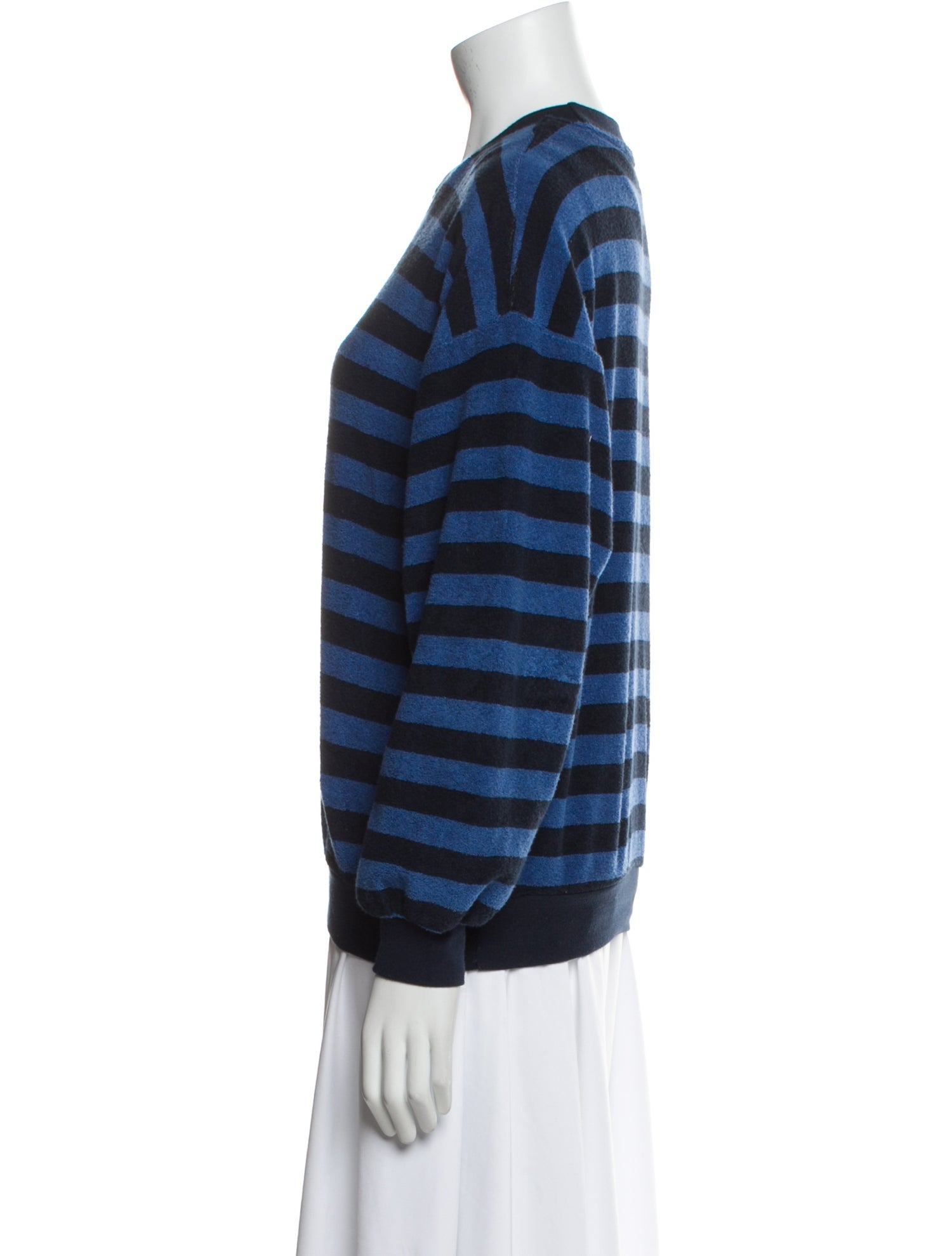 Suzie Kondi Striped Crew Neck Sweatshirt