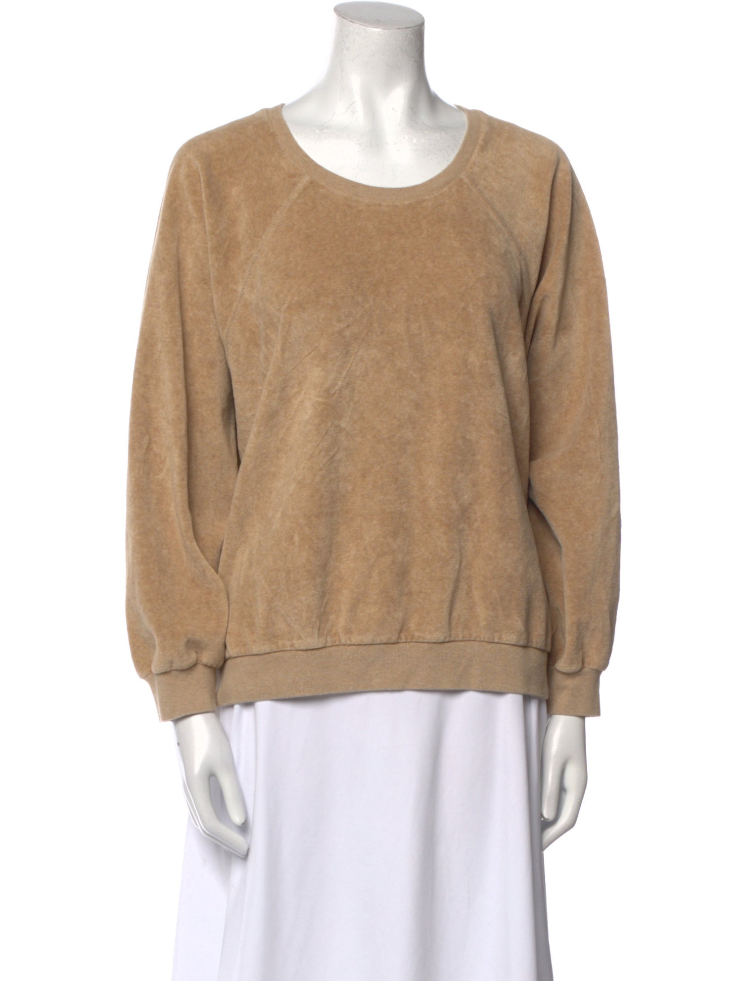 Suzie Kondi Scoop Neck Long Sleeve Sweatshirt