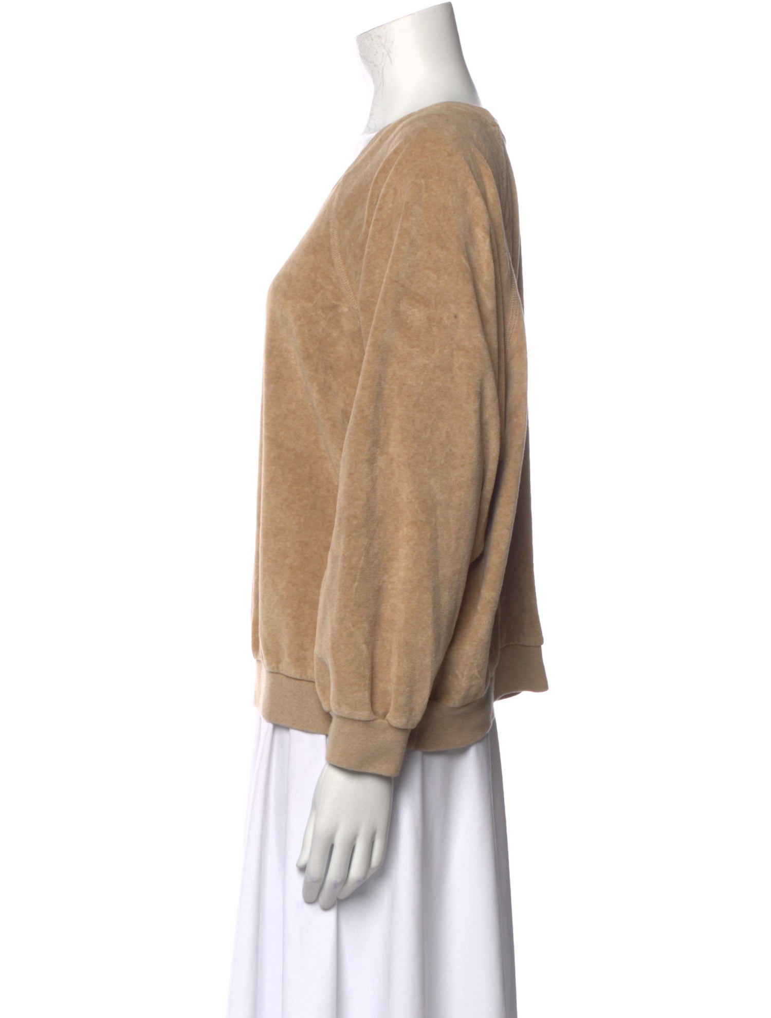 Suzie Kondi Scoop Neck Long Sleeve Sweatshirt