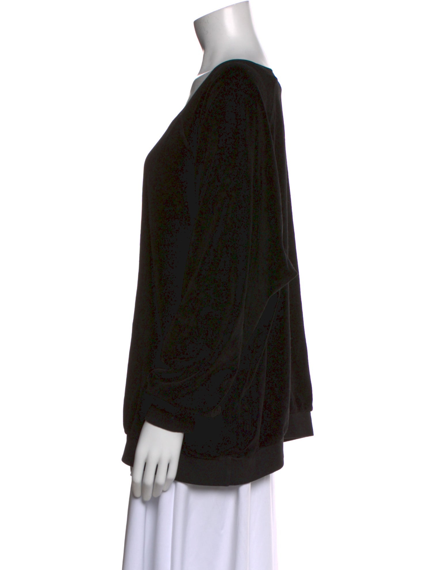 Suzie Kondi Scoop Neck Long Sleeve Sweatshirt