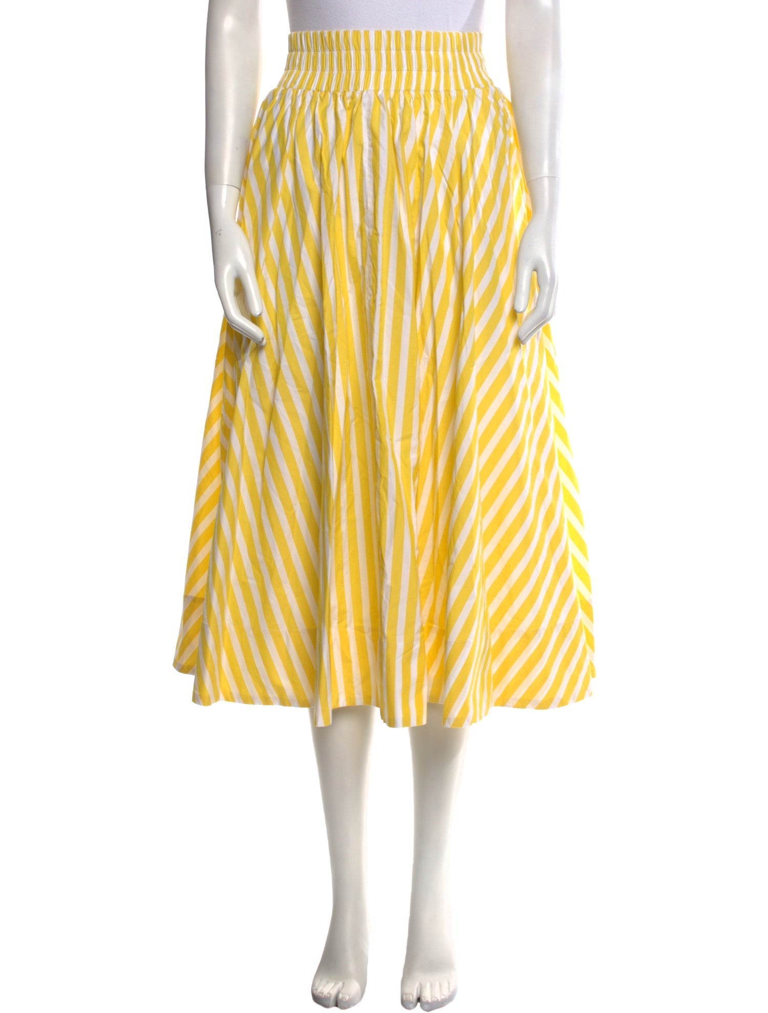 Suzie Kondi Striped Midi Length Skirt w/ Tags