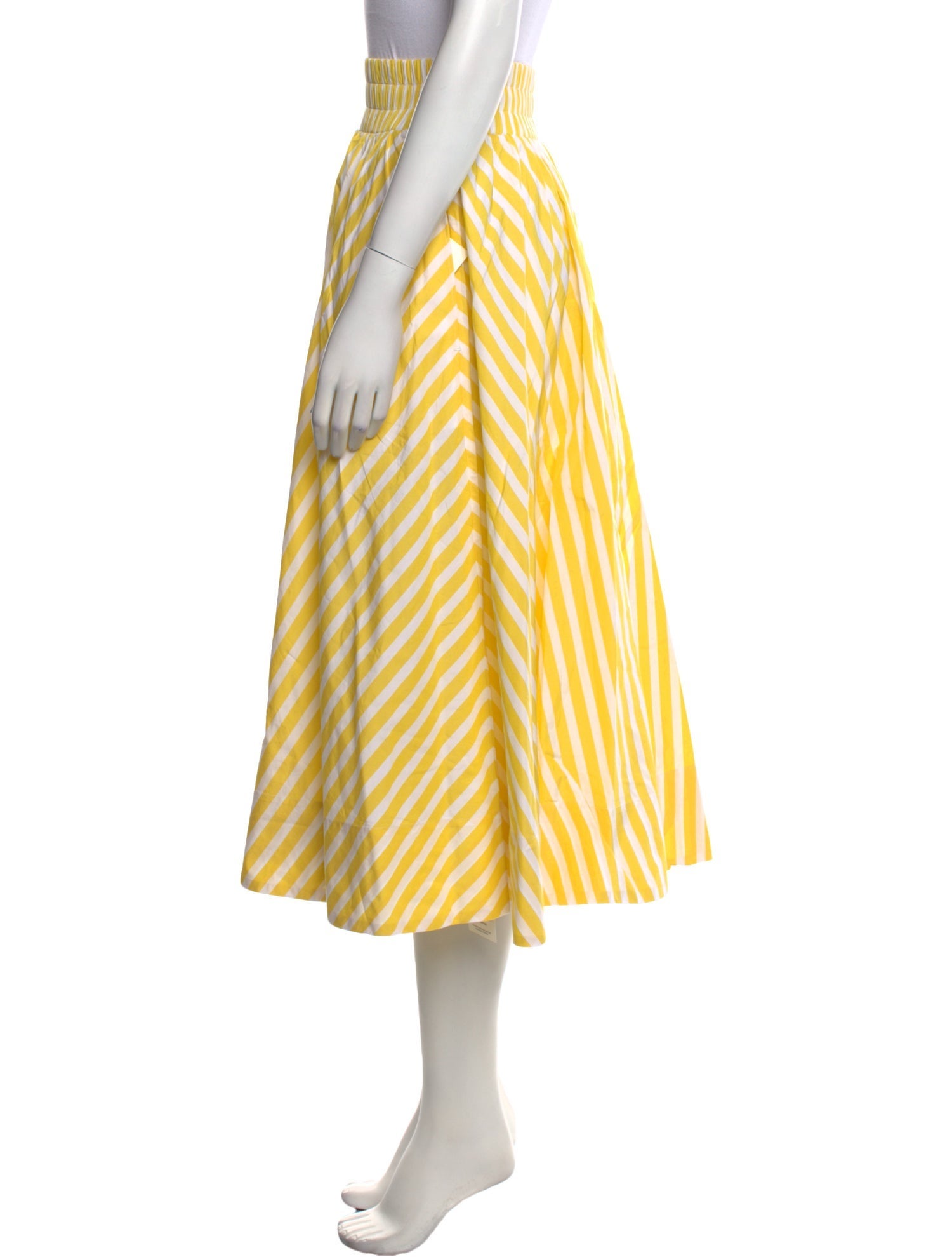 Suzie Kondi Striped Midi Length Skirt w/ Tags