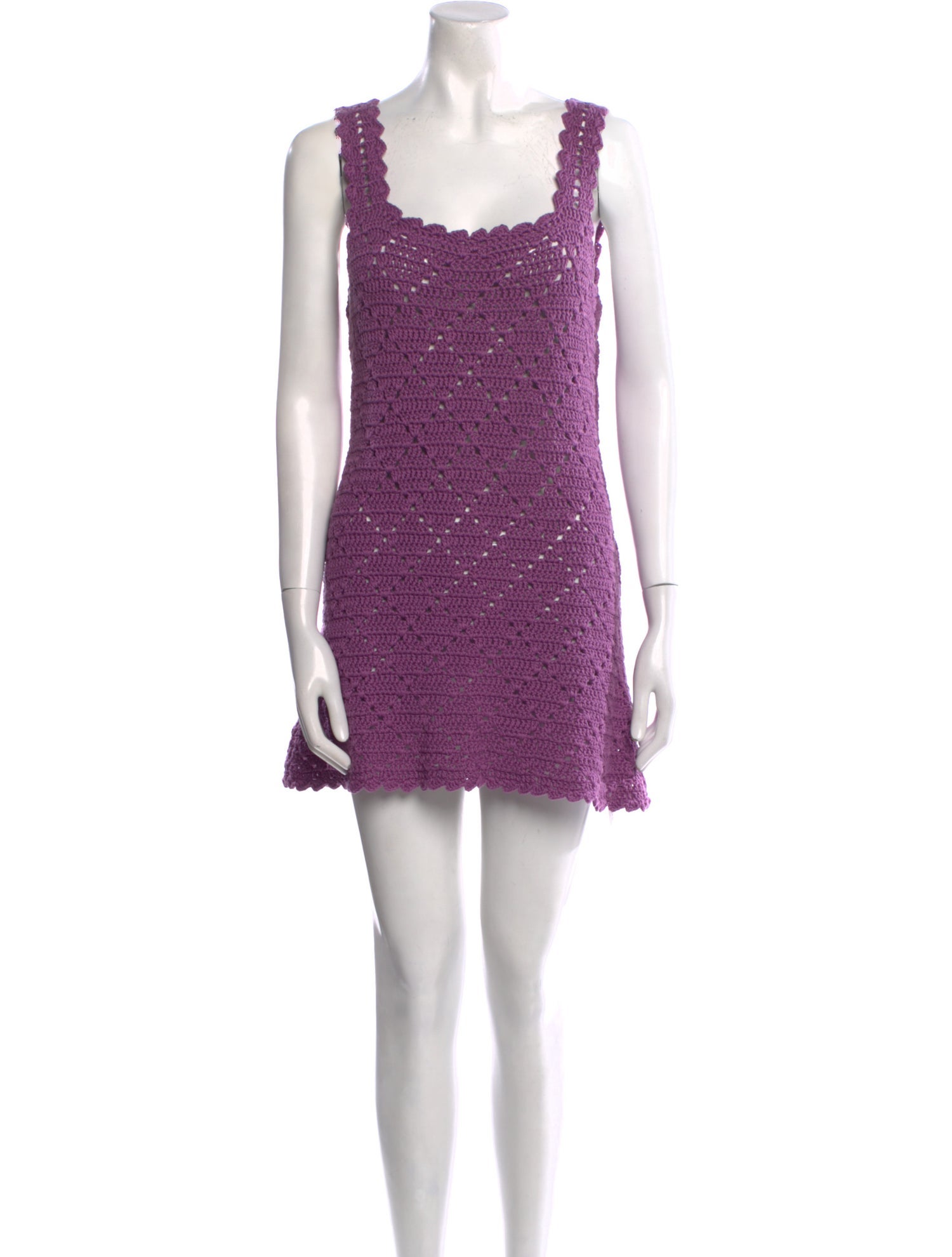 Suzie Kondi Square Neckline Mini Dress