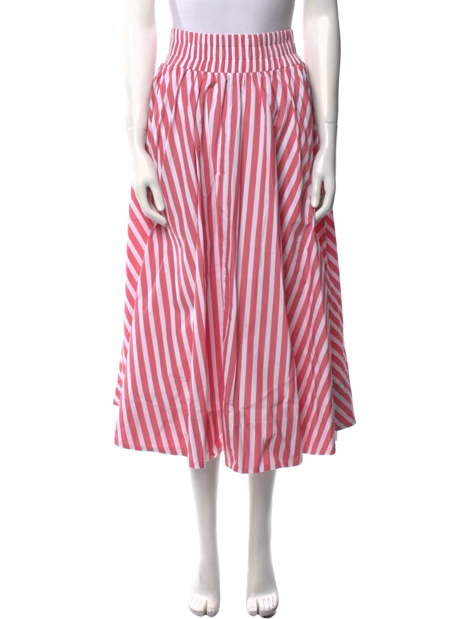 Suzie Kondi Striped Midi Length Skirt