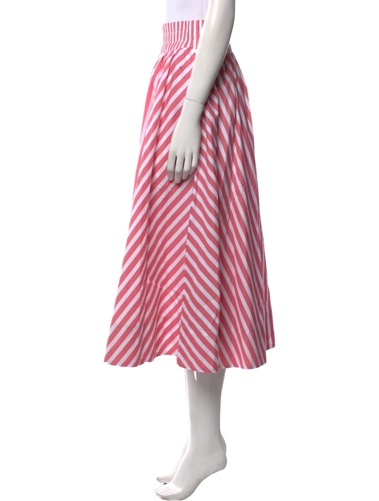 Suzie Kondi Striped Midi Length Skirt