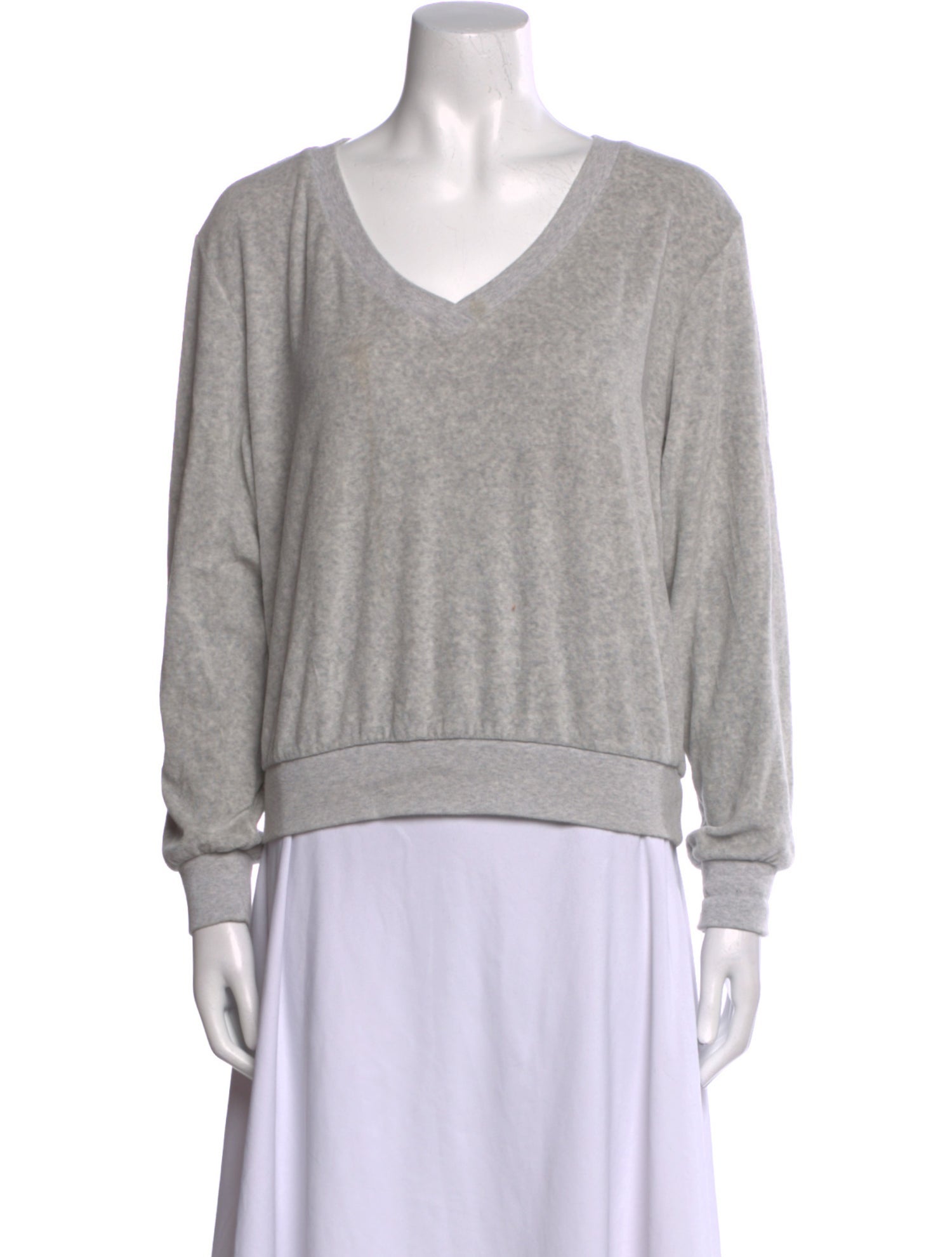 Suzie Kondi V-Neck Long Sleeve Sweatshirt