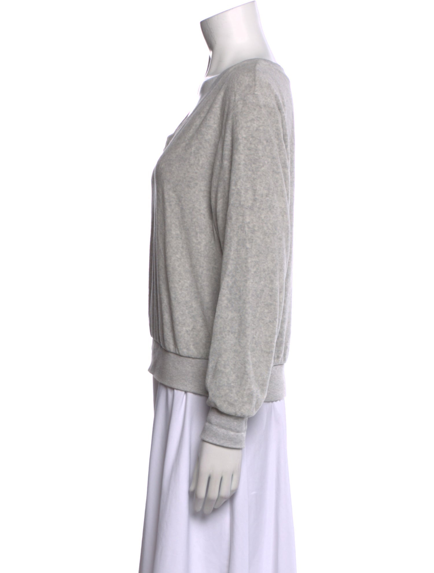 Suzie Kondi V-Neck Long Sleeve Sweatshirt