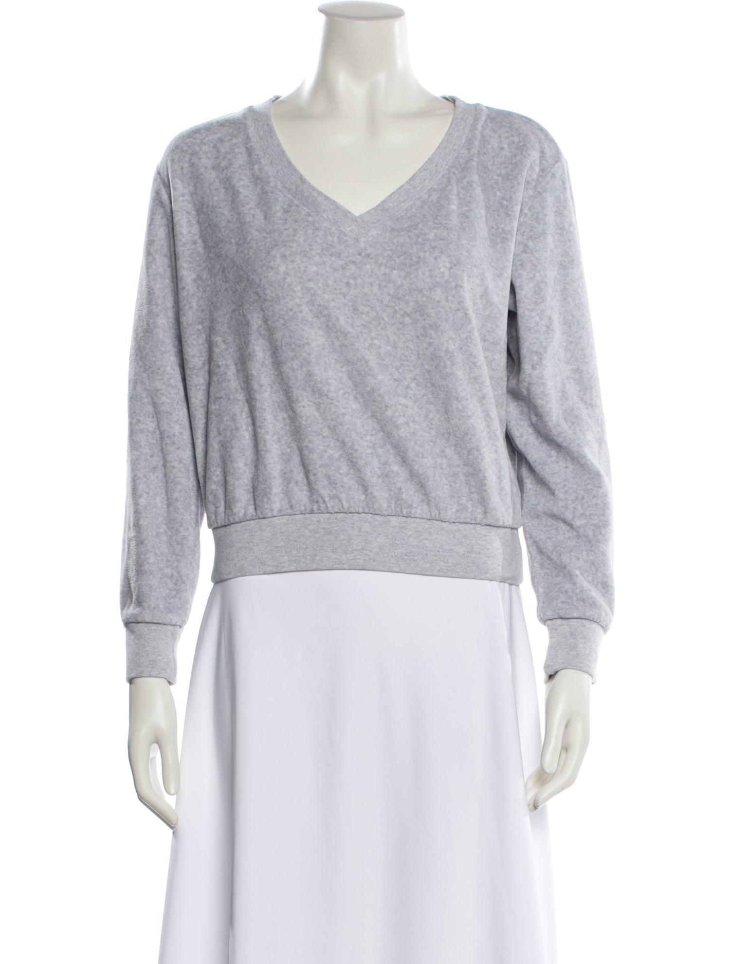 Suzie Kondi V-Neck Long Sleeve Sweatshirt