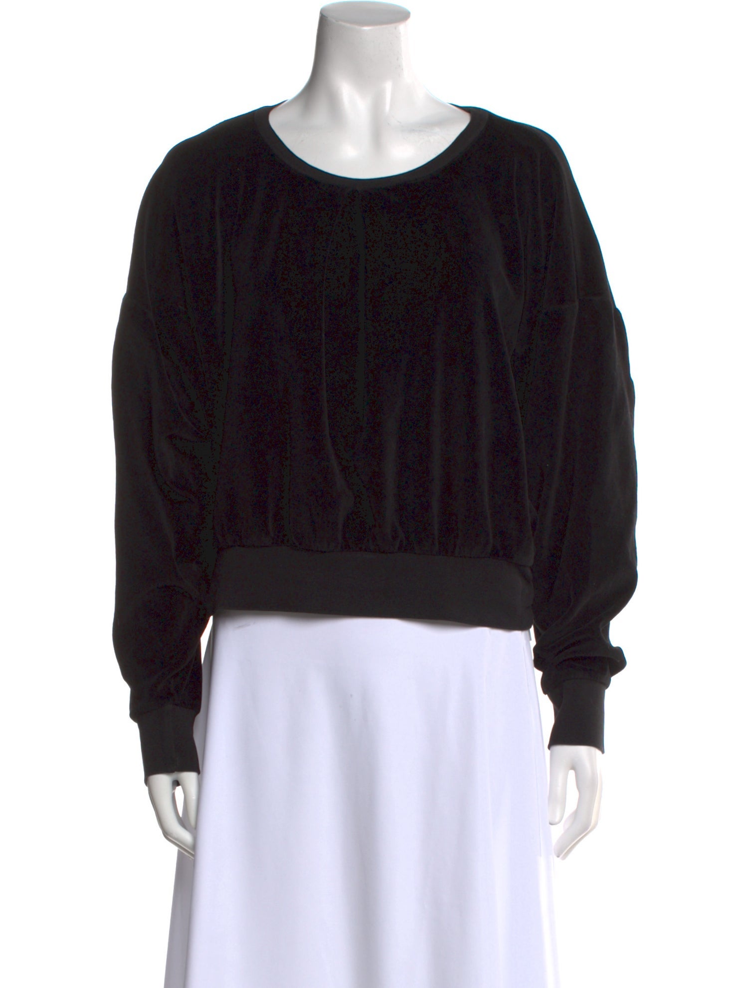 Suzie Kondi Scoop Neck Long Sleeve Sweatshirt